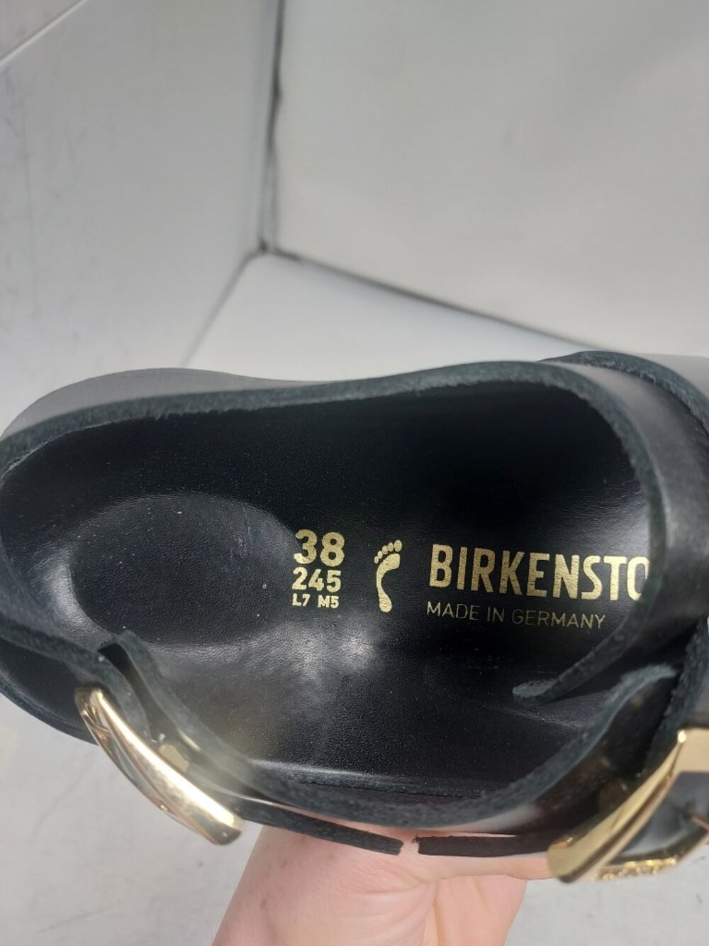 Birkenstock Black WOMENS Cannes Buckled Sandal - Picture 3 of 7